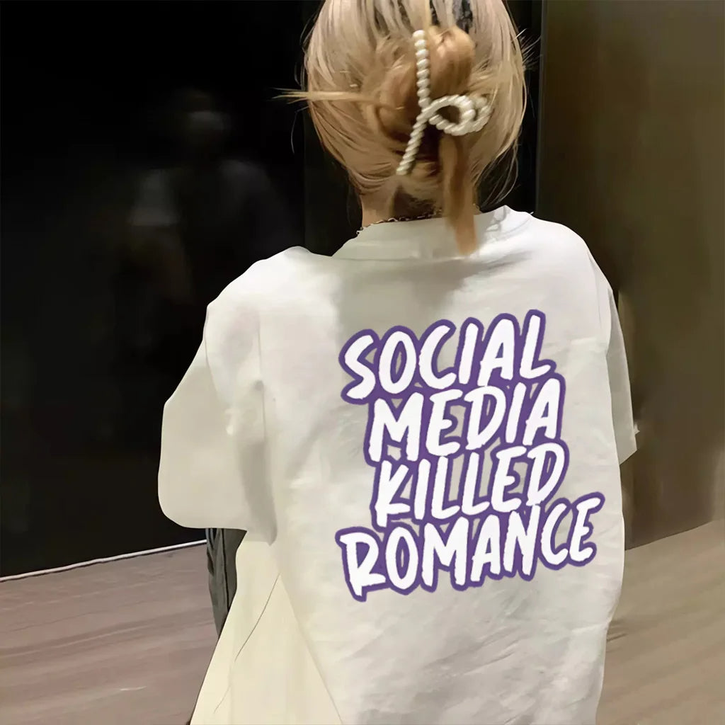 Social Media Killed Romance Shirt