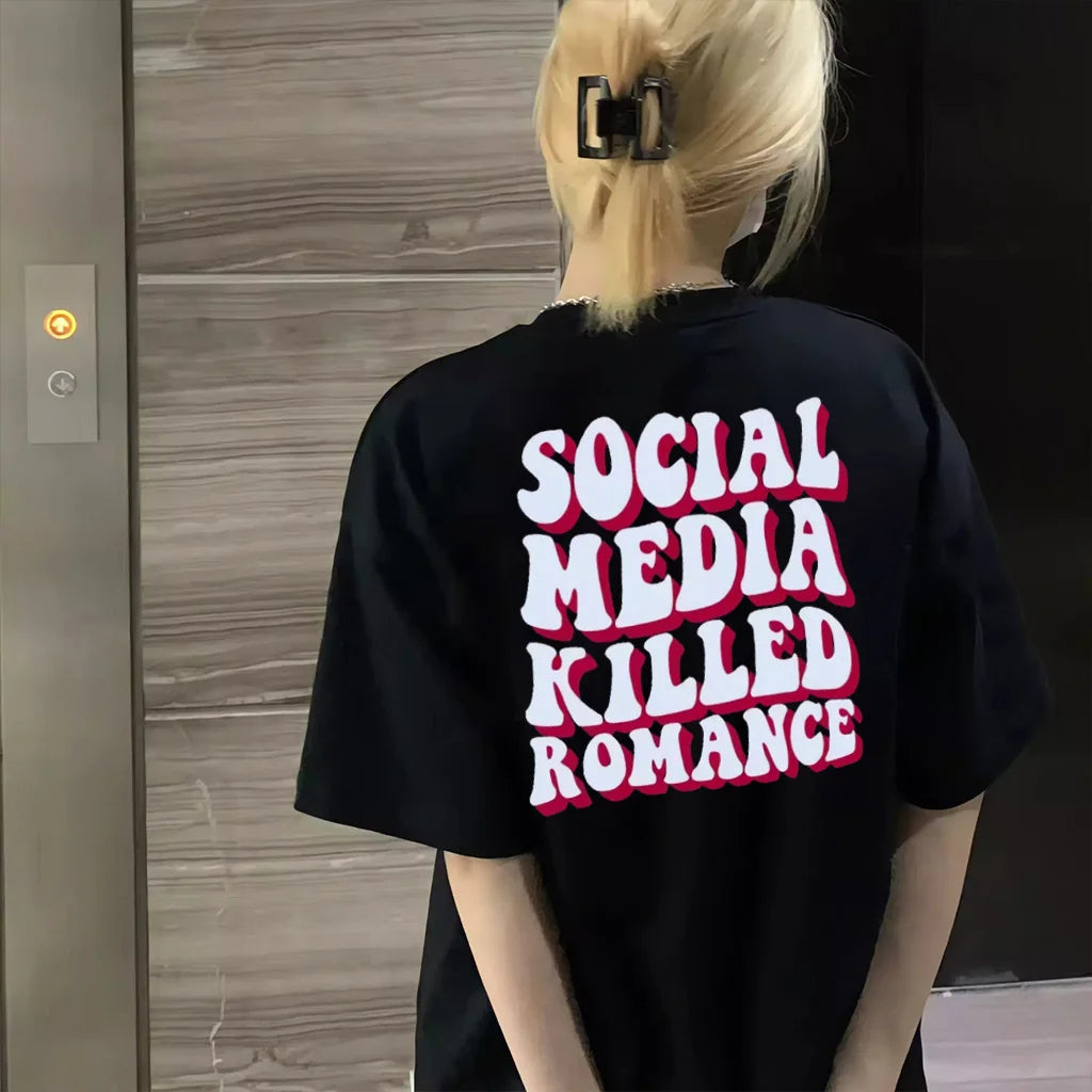 Social Media Killed Romance Shirt
