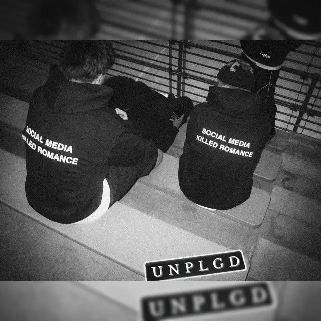 "SOCIAL MEDIA KILLED ROMANCE" HOODIE