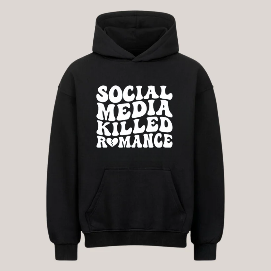 Social Media Killed Romance Hoodie