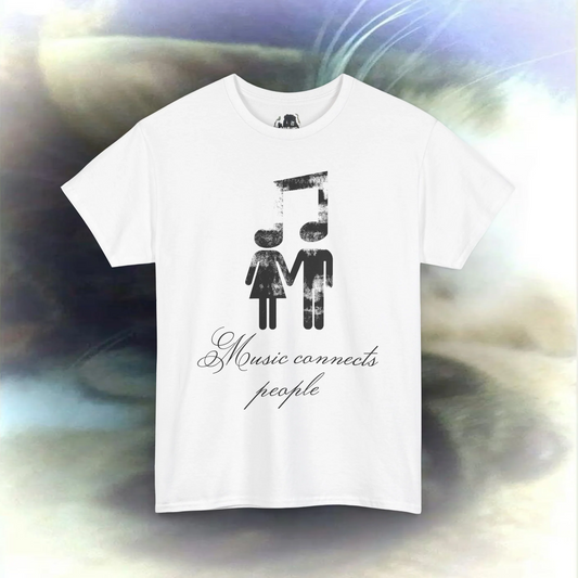 'Music connects people' T-shirt