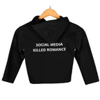 Social Media Killed Romance Hoodie