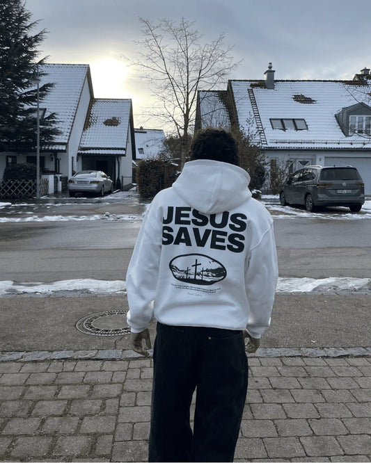 "JESUS LOVES" HOODIE