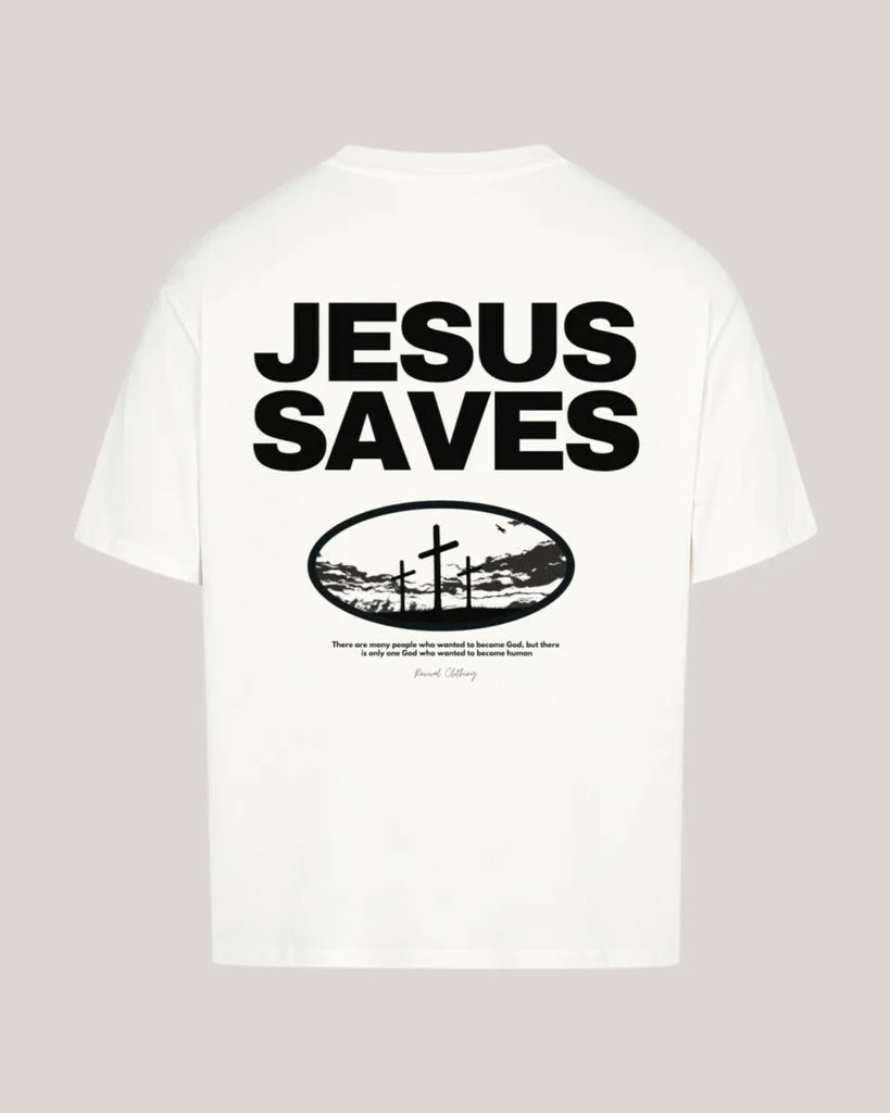 "JESUS SAVES" TEE