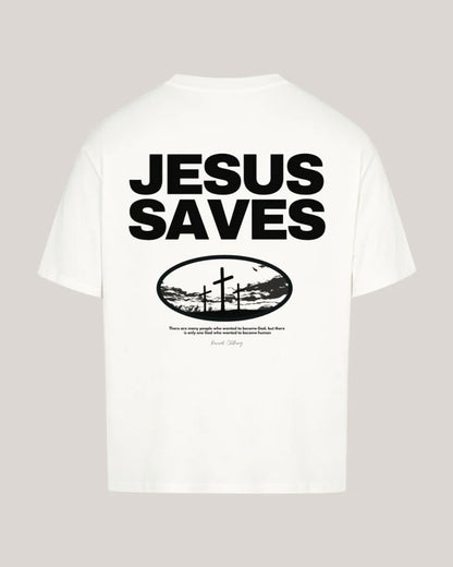 "JESUS SAVES" TEE