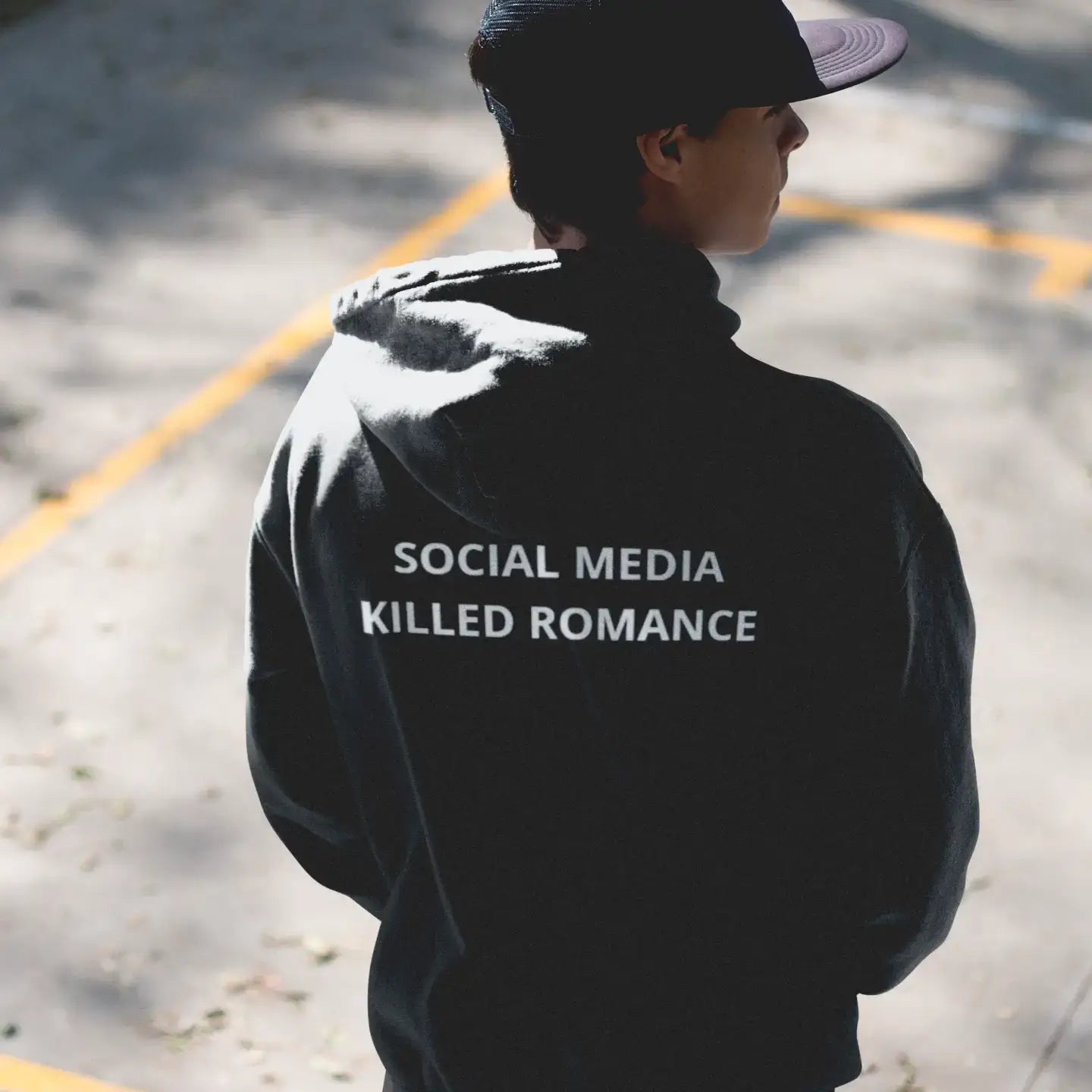 "SOCIAL MEDIA KILLED ROMANCE" HOODIE