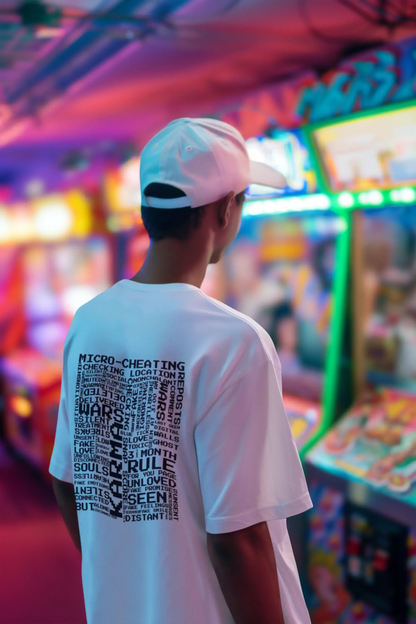 "DISCONNECTED LOVE" OVERSIZED TEE