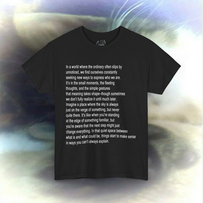 'in a world' T-shirt
