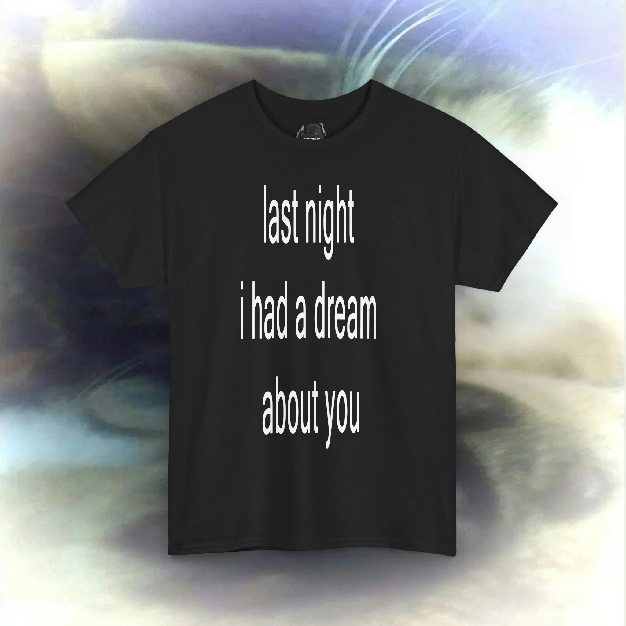 'last night I had a dream about you' T-shirt
