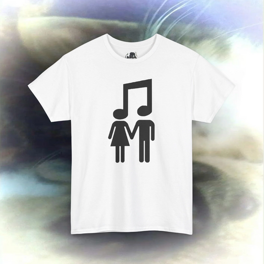 Music note people' T-shirt